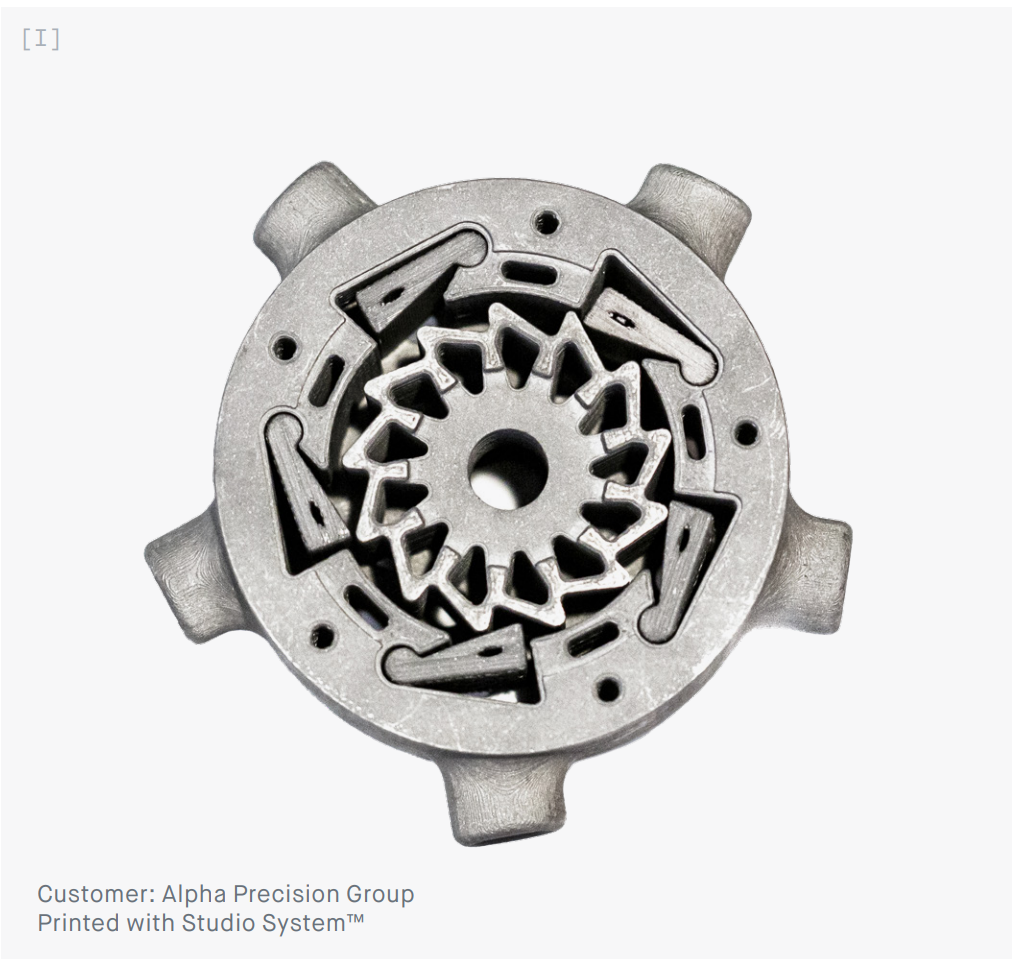3Dプリントされた金属製工具